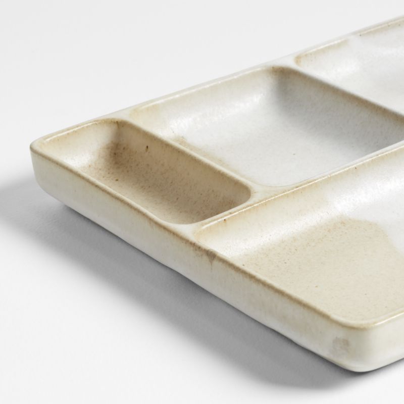 Kaito Rectangle Stoneware Bento Plate - image 2 of 4