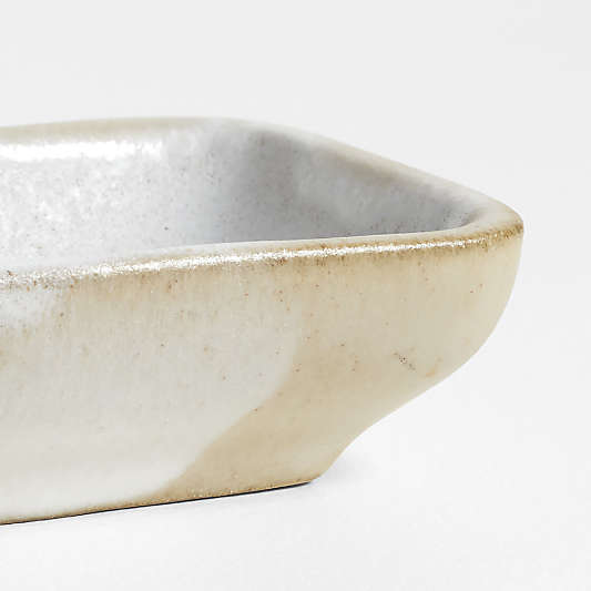 Kaito Square Stoneware Sauce Dish