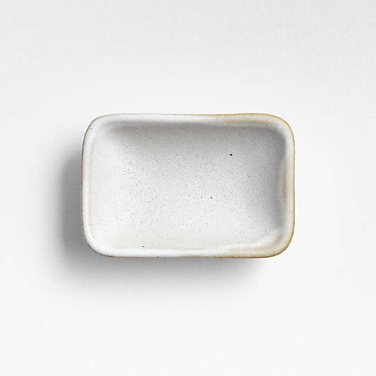 Kaito Square Stoneware Sauce Dish