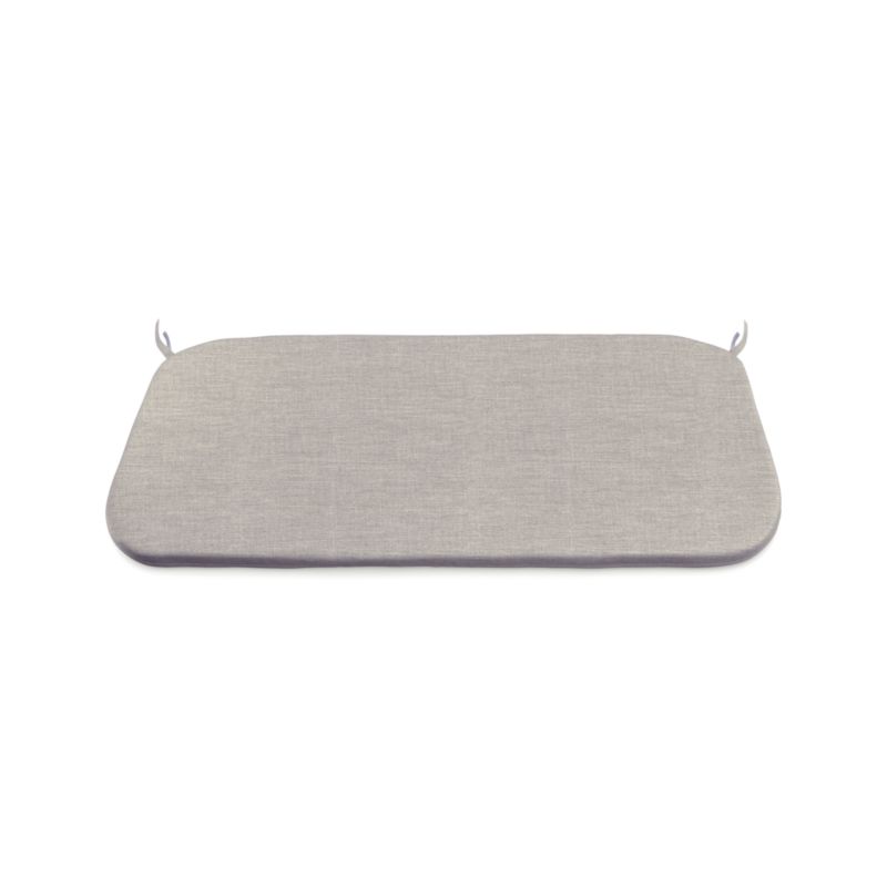 Silver Sunbrella ® Outdoor Loveseat Cushion 32"x21" - image 1 of 2