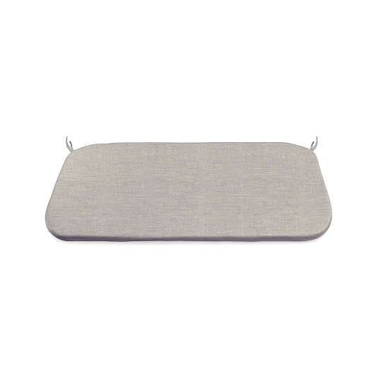 Silver Sunbrella ® Outdoor Loveseat Cushion 32"x21"