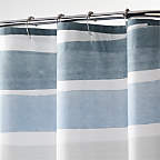 View Kasura Stripe Watercolor Shower Curtain - image 2 of 3