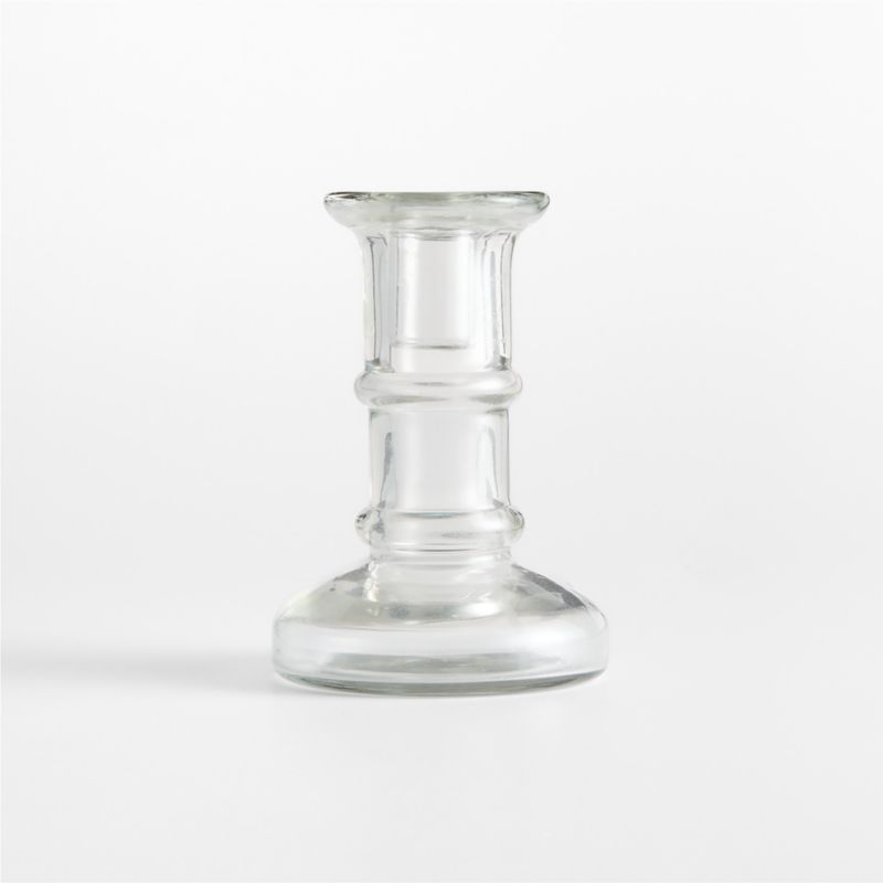 Kati Small Clear Glass Taper Candle Holder 5" - image 5 of 6