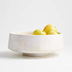 View Katin White Wood Centerpiece Bowl - image 1 of 11