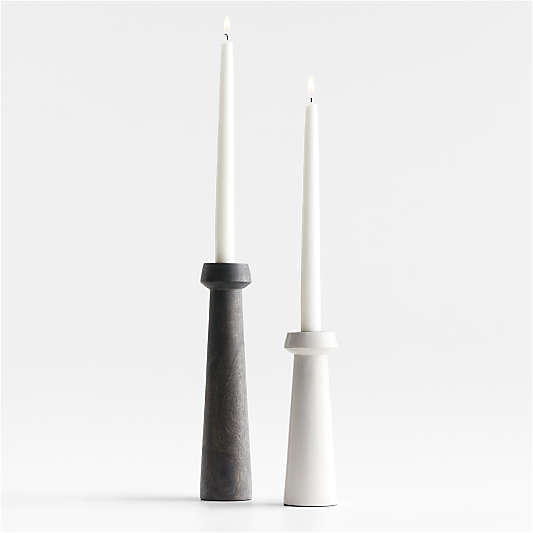 Wooden Candle Holders | Crate & Barrel