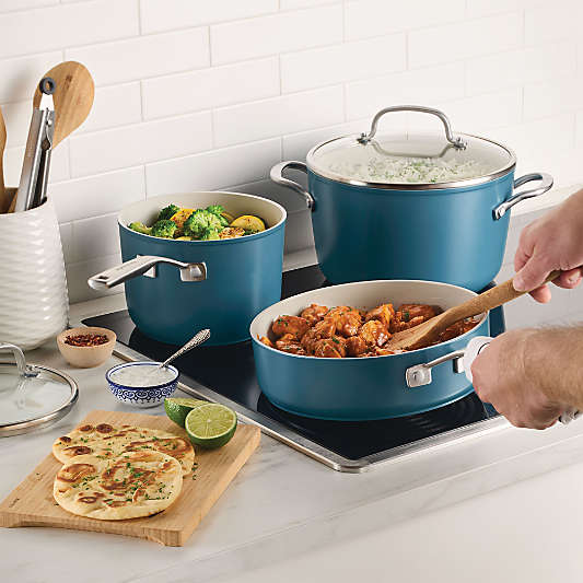 KitchenAid ® Agave Hard-Anodized Ceramic Non-Stick Induction 10-Piece Cookware Set