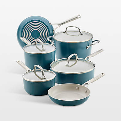 KitchenAid ® Agave Hard-Anodized Ceramic Non-Stick Induction 10-Piece Cookware Set