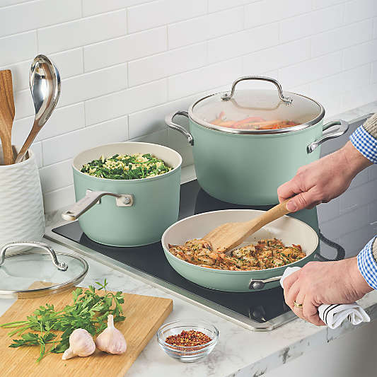 KitchenAid ® Cardamom Hard-Anodized Ceramic Non-Stick 10-Piece Set