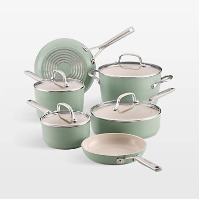 KitchenAid ® Cardamom Hard-Anodized Ceramic Non-Stick 10-Piece Set