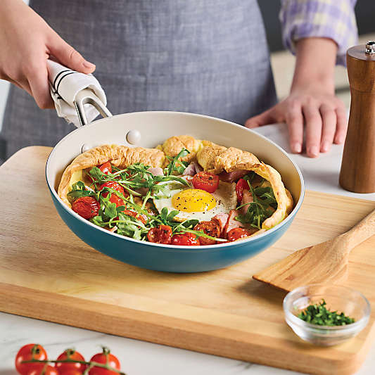 KitchenAid ® Agave Hard-Anodized Ceramic Non-Stick Skillets, Set of 2