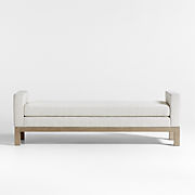 Malin Natural Wood Woven Accent Bench