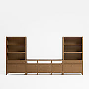 Baja Natural Oak 72" Media Console