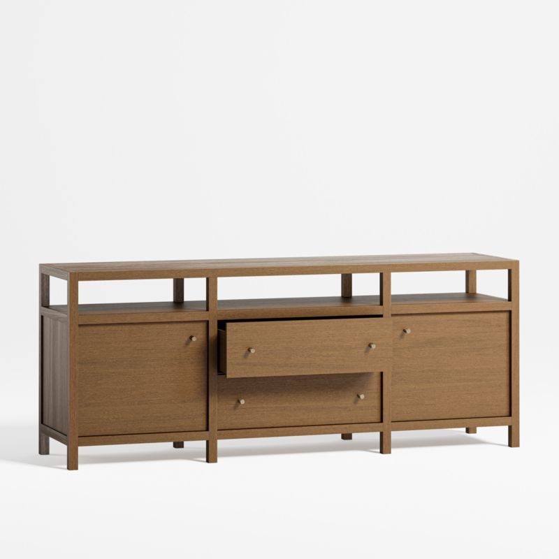 Keane Driftwood 72" Storage Media Console