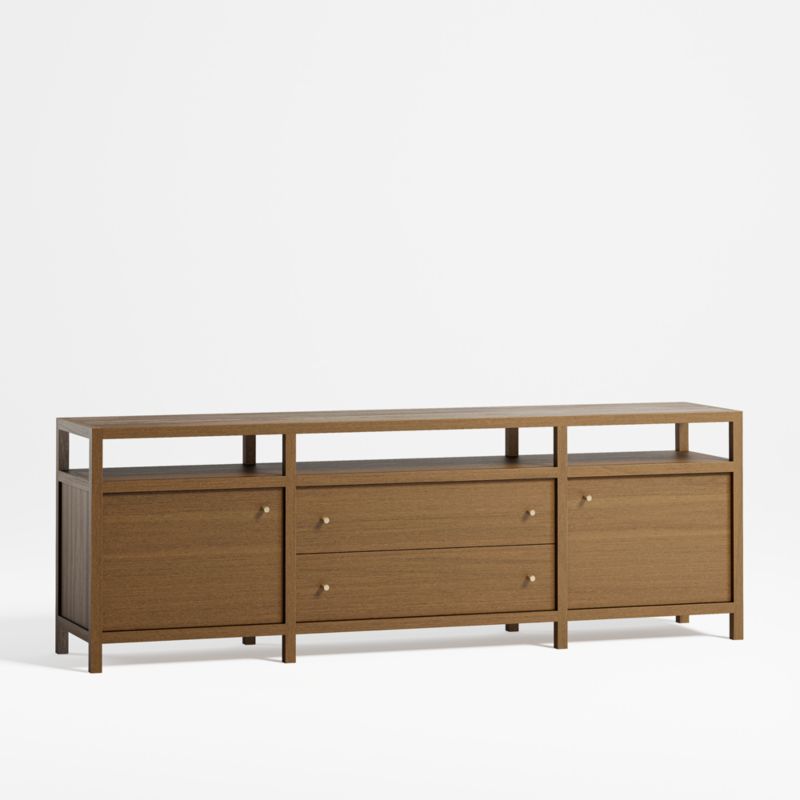 Keane Driftwood 86" Storage Media Console