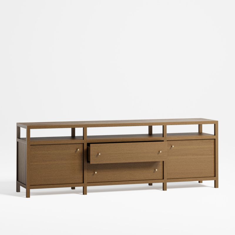 Keane Driftwood 86" Storage Media Console