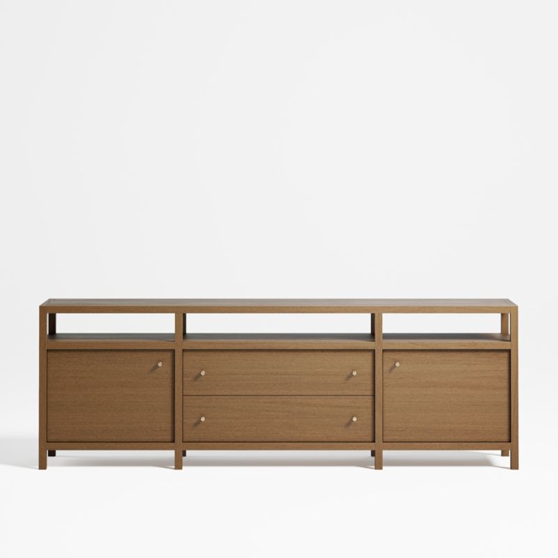 Keane Driftwood 86" Storage Media Console