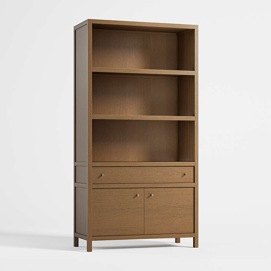 Keane Driftwood Closed Bookcase Reviews Crate Barrel Canada