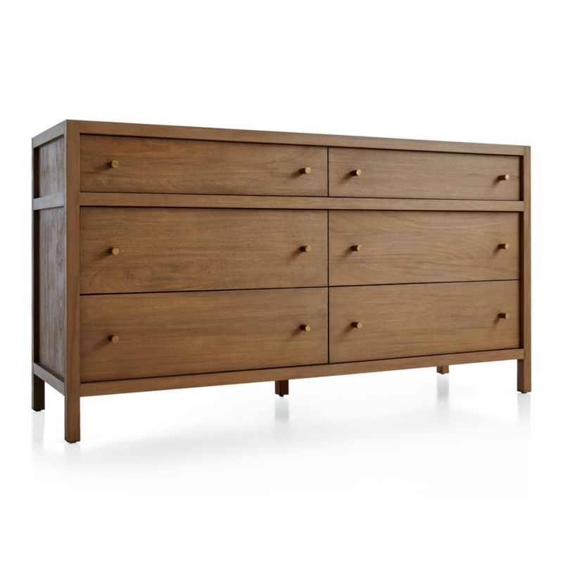 Keane Driftwood 6-Drawer Dresser