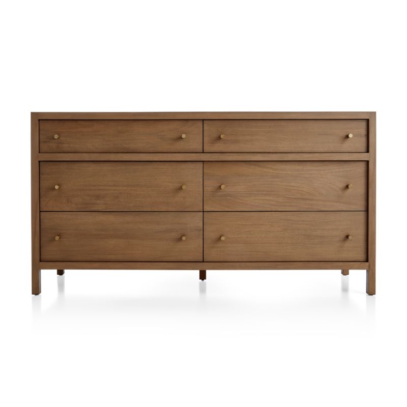 Keane Driftwood 6-Drawer Dresser