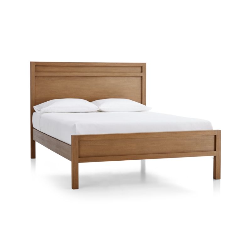 Keane Driftwood Queen Bed + Reviews | Crate & Barrel Canada