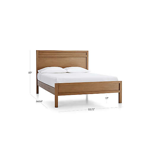 Keane Solid Driftwood Queen Bed