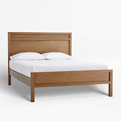 Keane Solid Driftwood Queen Bed