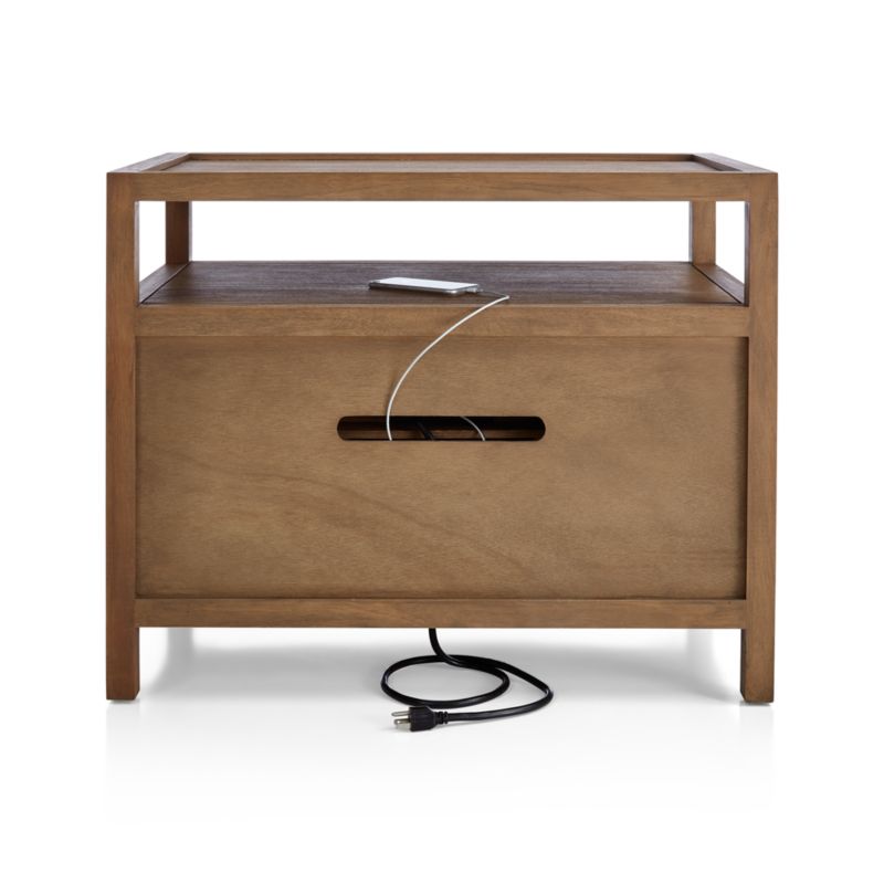 Keane Driftwood Charging Nightstand - image 7 of 14