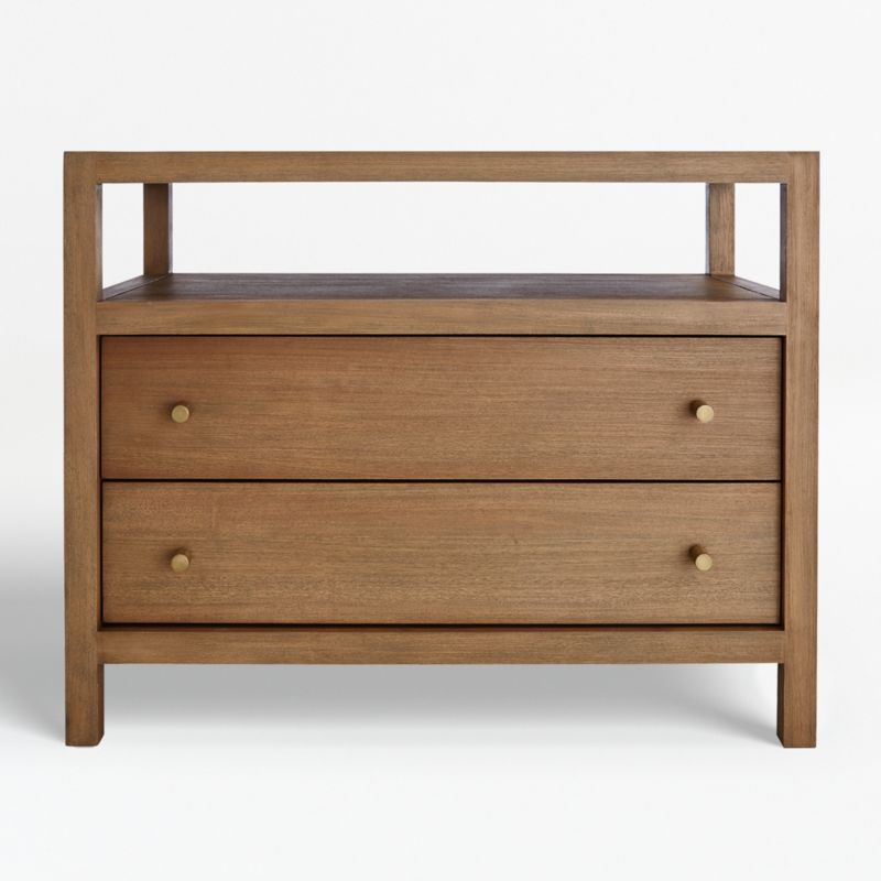Keane Driftwood Charging Nightstand, Do Your Dresser And Nightstand Have To Match Each Other