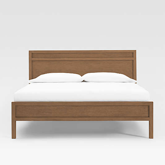 Keane Solid Driftwood King Bed