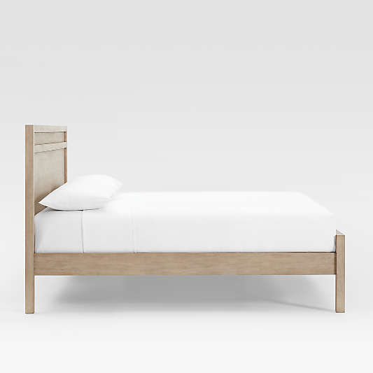 Keane Weathered Natural Solid Wood King Bed