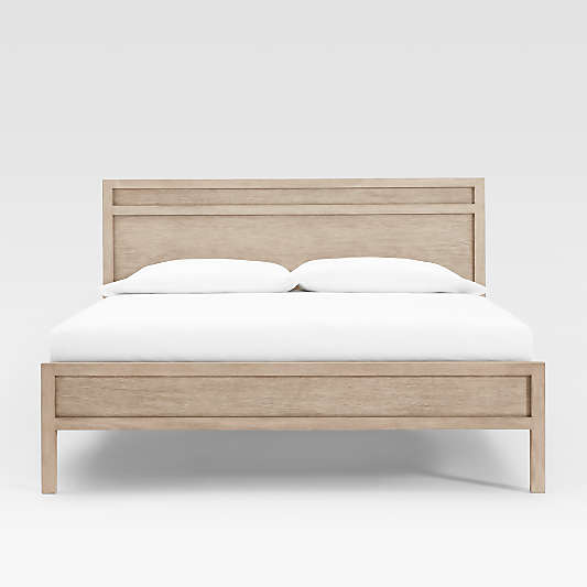 Keane Weathered Natural Solid Wood King Bed