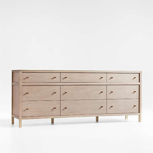 Keane Weathered Natural Wood 9-Drawer Dresser