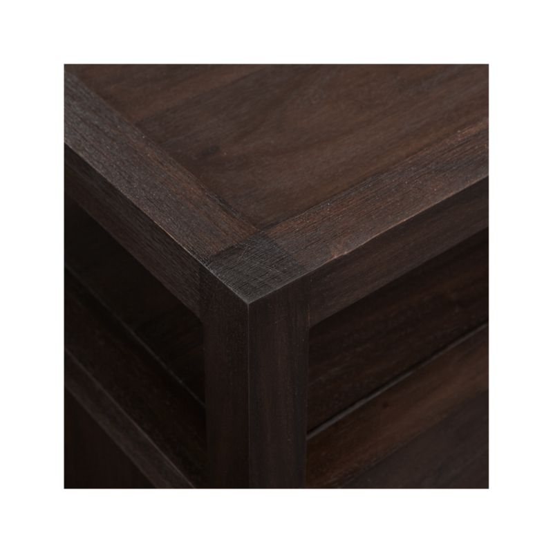 Keane Espresso Solid Wood Charging Nightstand - image 12 of 17