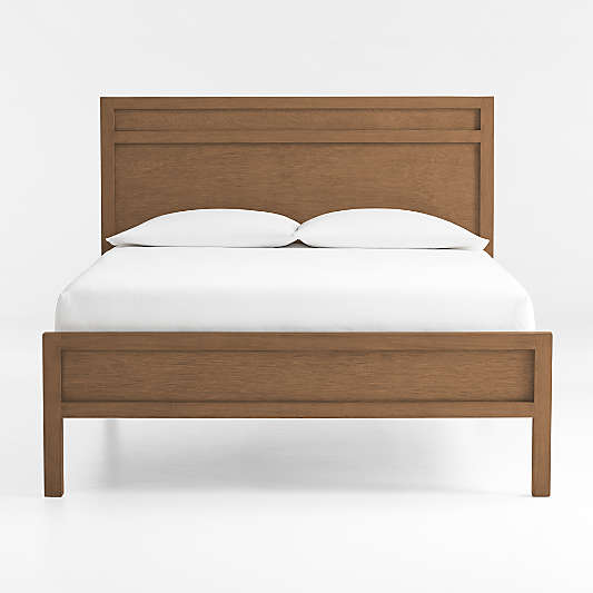 Keane Solid Driftwood Queen Bed