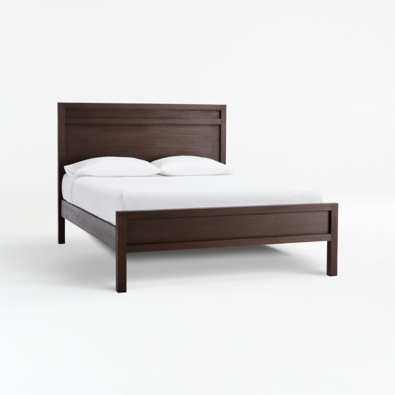 Keane Espresso Wood Queen Bed