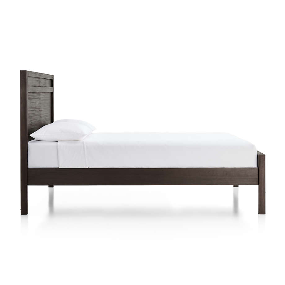 Keane Espresso Wood Bed Crate & Barrel Canada