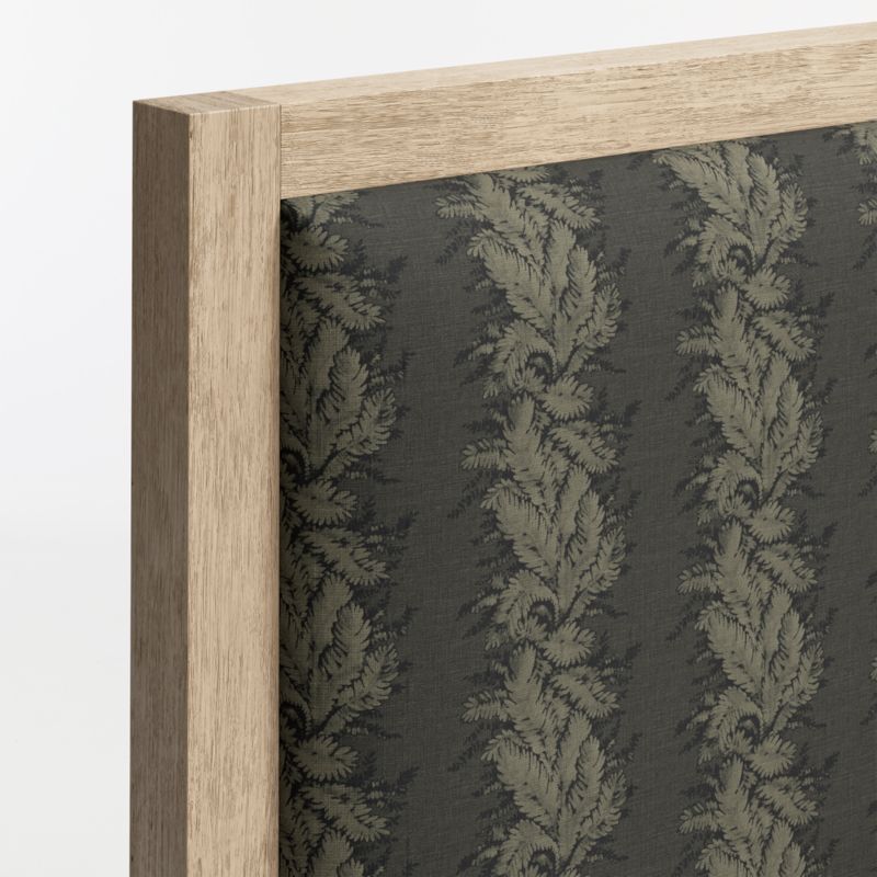 Keane Weathered Natural Wood Upholstered King Bed - image 4 of 6