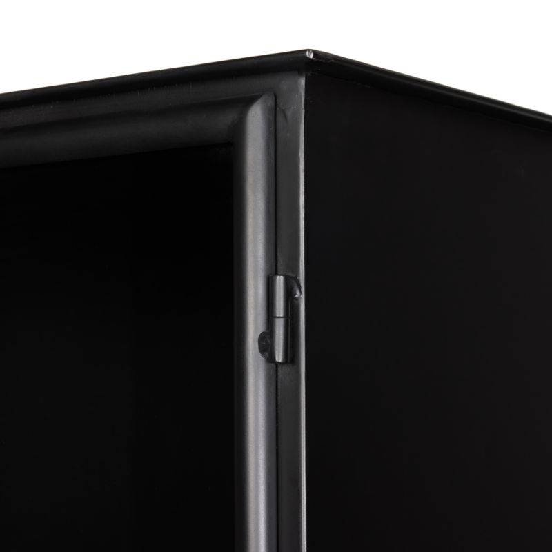 Kedzie 54" Black Iron Storage Display Cabinet - image 6 of 12