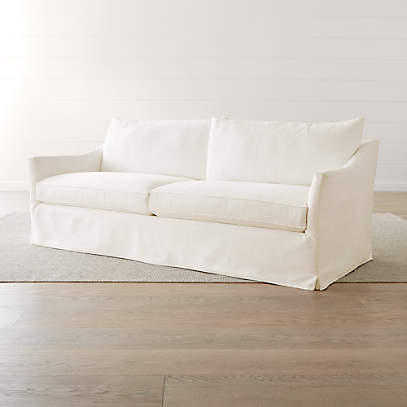 Keely Slipcovered Sofa Reviews, Lee Industries Sofas At Crate And Barrel