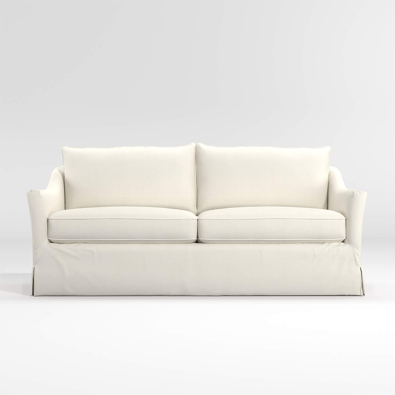 Keely Slipcovered Apartment Sofa + Reviews Crate & Barrel Canada