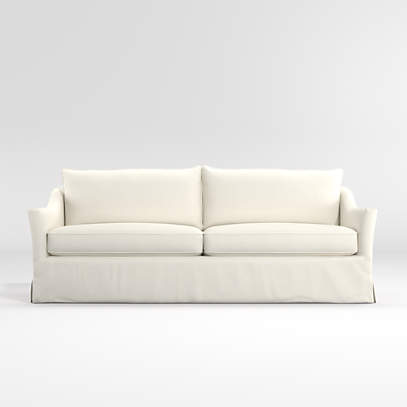 Keely Slipcovered Sofa Reviews, Crate And Barrel Sofa Bed Canada