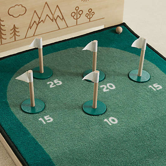 Wonder & Wise by Asweets Keen Putting Green Toddler Mini Golf Set