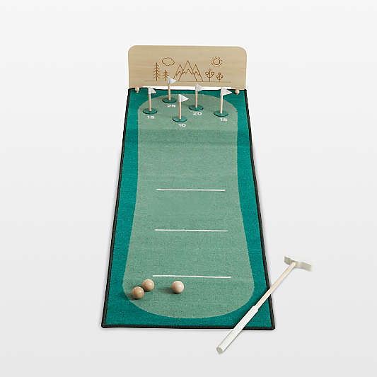 Wonder & Wise by Asweets Keen Putting Green Toddler Mini Golf Set