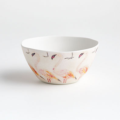View Keko Melamine Flamingo Bowl details