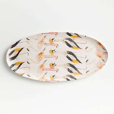 View Keko Melamine Flamingo Platter details