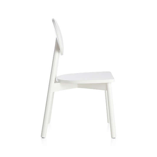 Kelsey White Wood Kids Play Chair