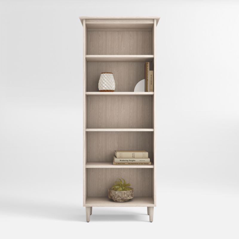 Kendall Pickled Oak Bookcase