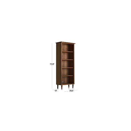 Kendall Walnut Bookcase