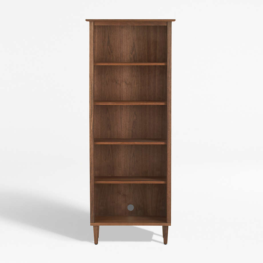 Kendall Walnut Bookcase + Reviews Crate & Barrel