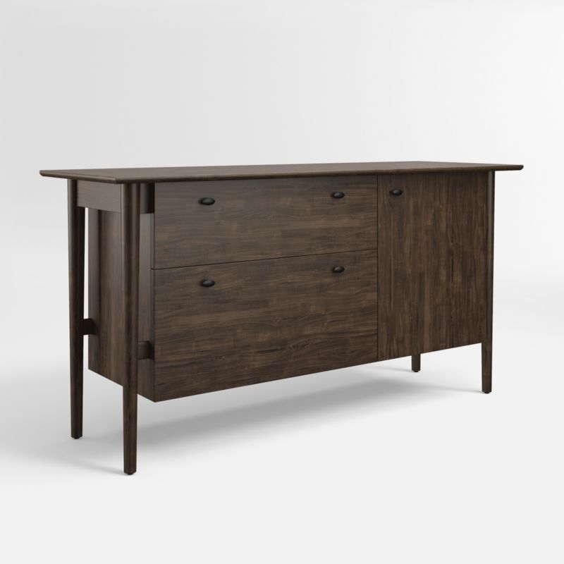 Kendall Charcoal Cherry Credenza - image 2 of 7